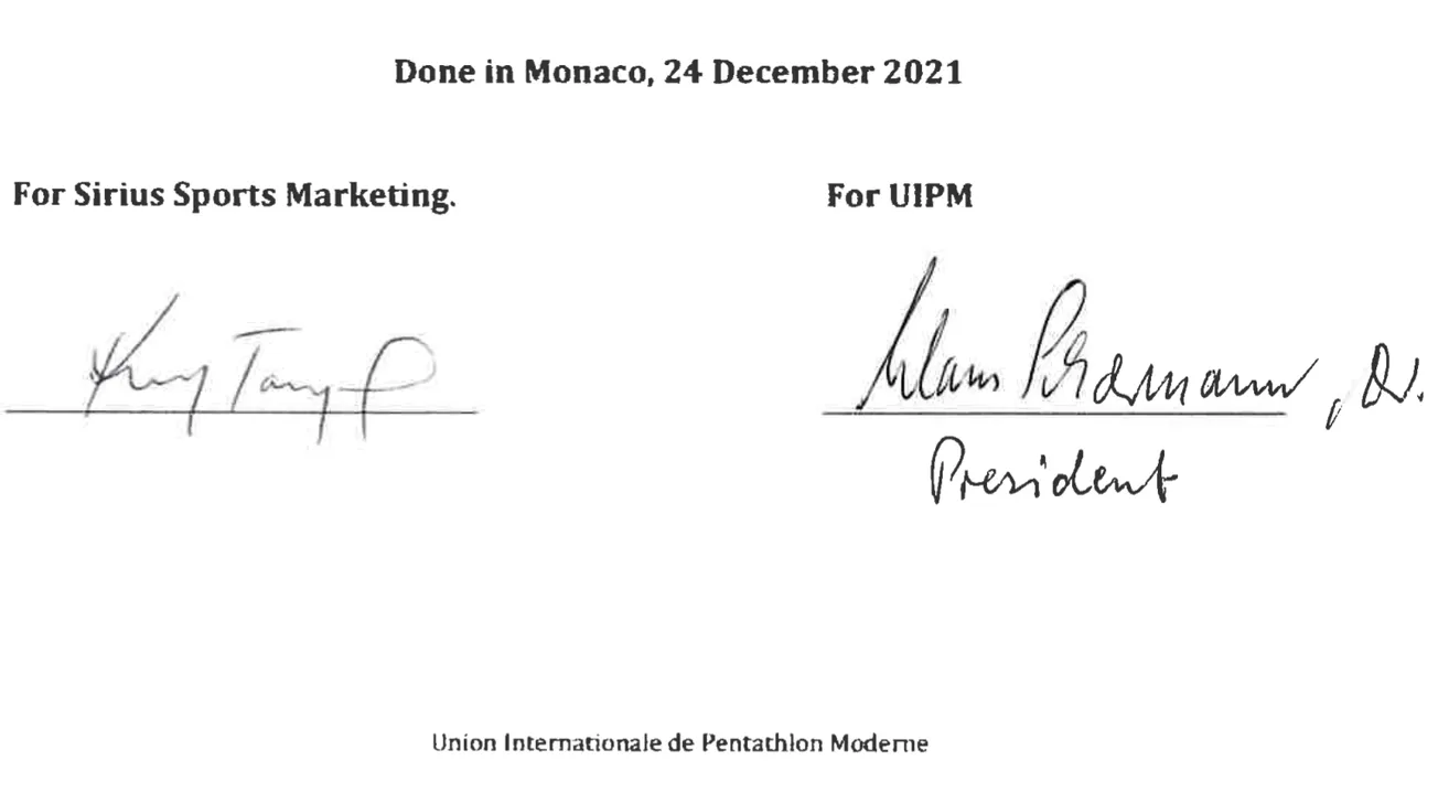 The notorious practices of UIPM monarch Klaus Schormann (I): the trade in Olympic accreditation, disguised as sponsor contracts